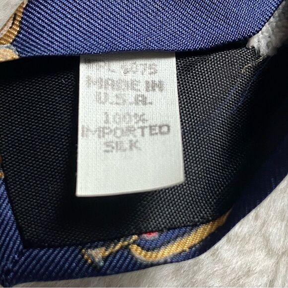 Towncraft Vintage 100% Silk Santa Themed Tie - Picture 4 of 7